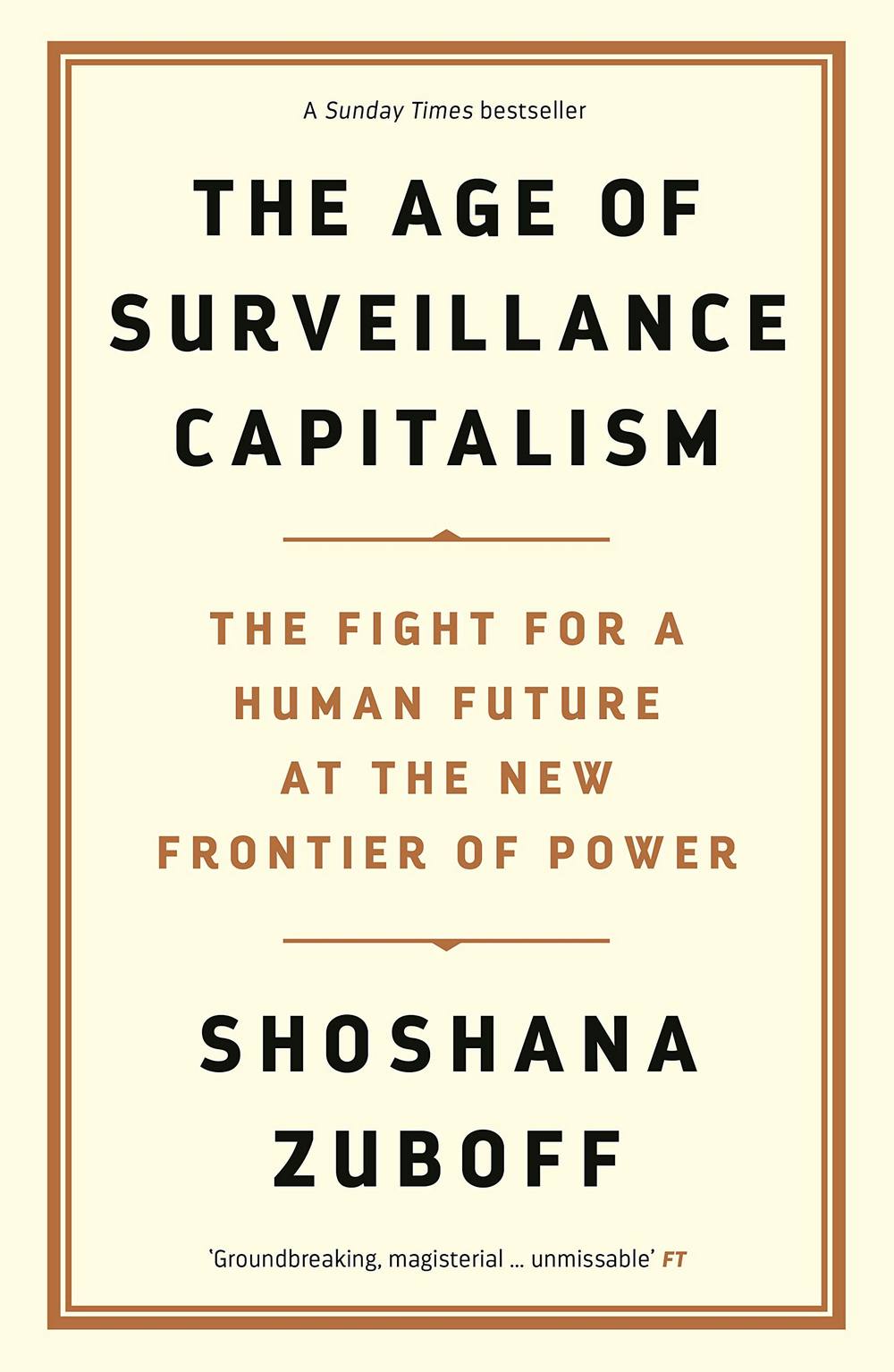 The Age of Surveillance Capitalism book cover